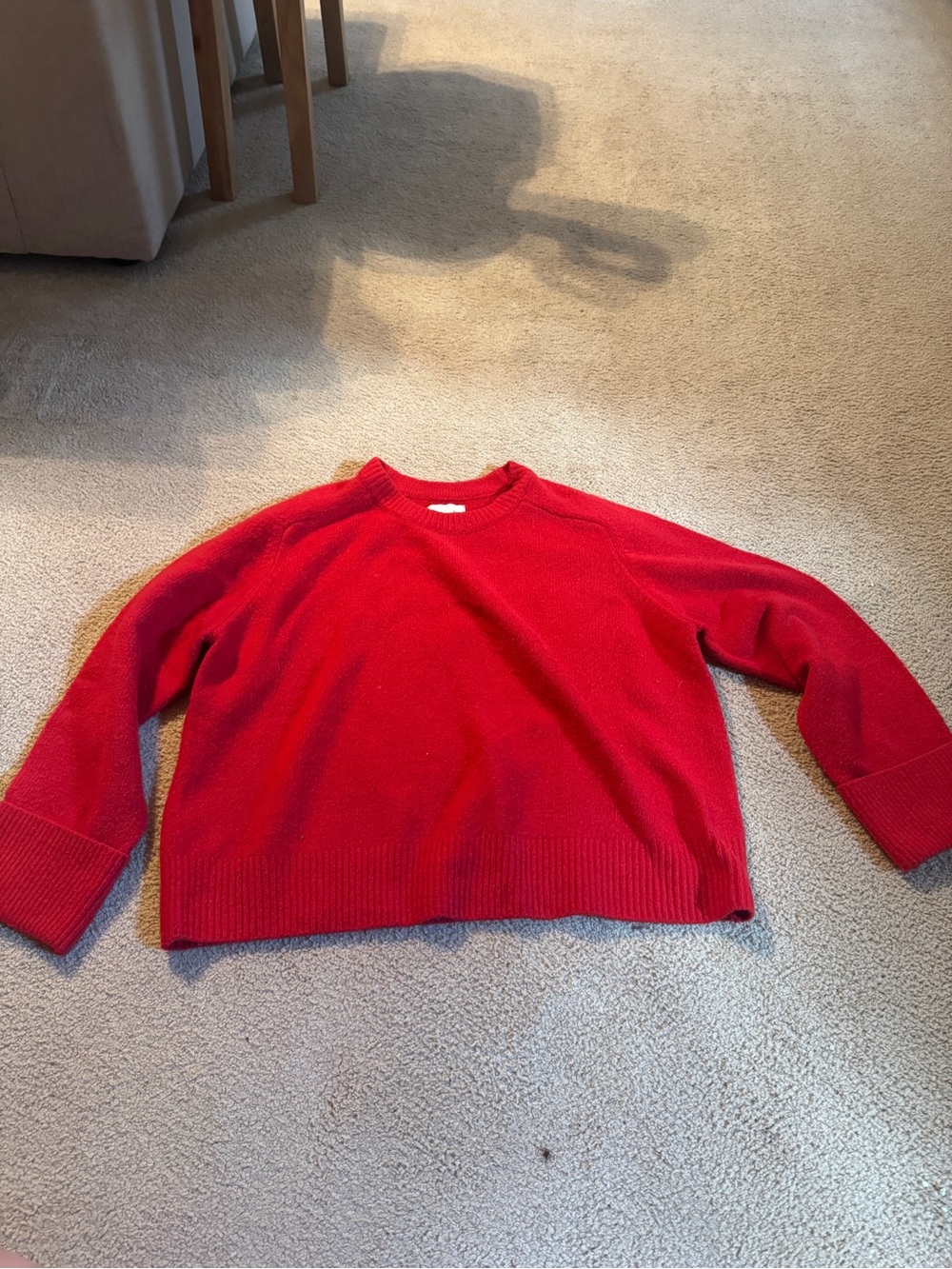 Abercrombie Madewell Crewneck Women's Sweater in Red